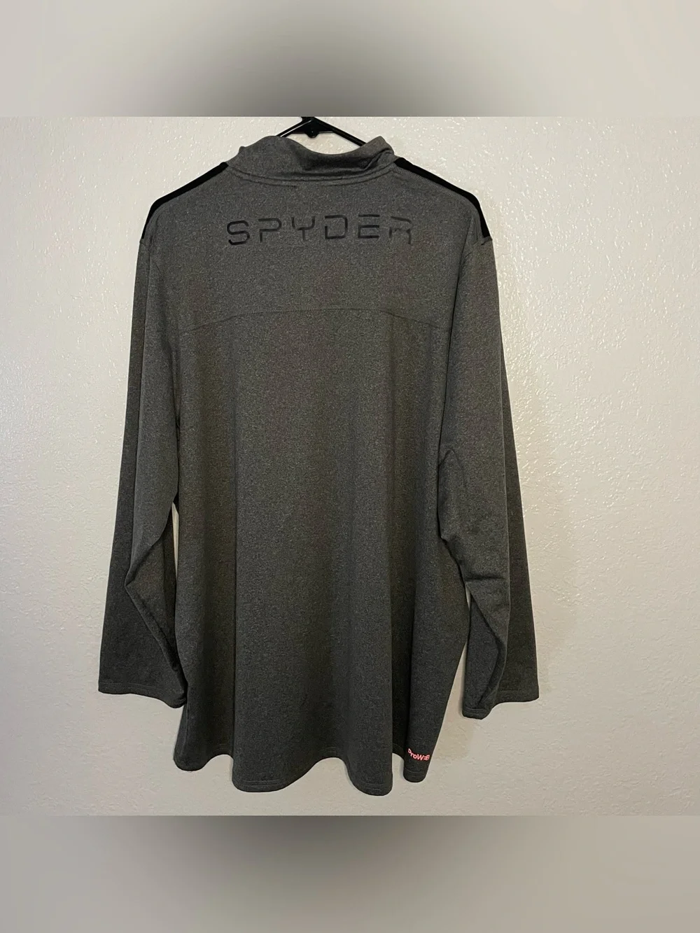 Spyder Gray Fleece 3XL Pullover with Black Trim
